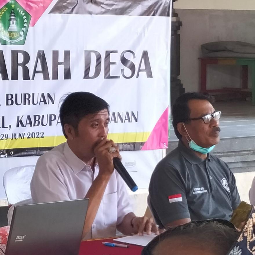 MUSYAWARAH DESA PERENCANAANDI DESA BURUAN